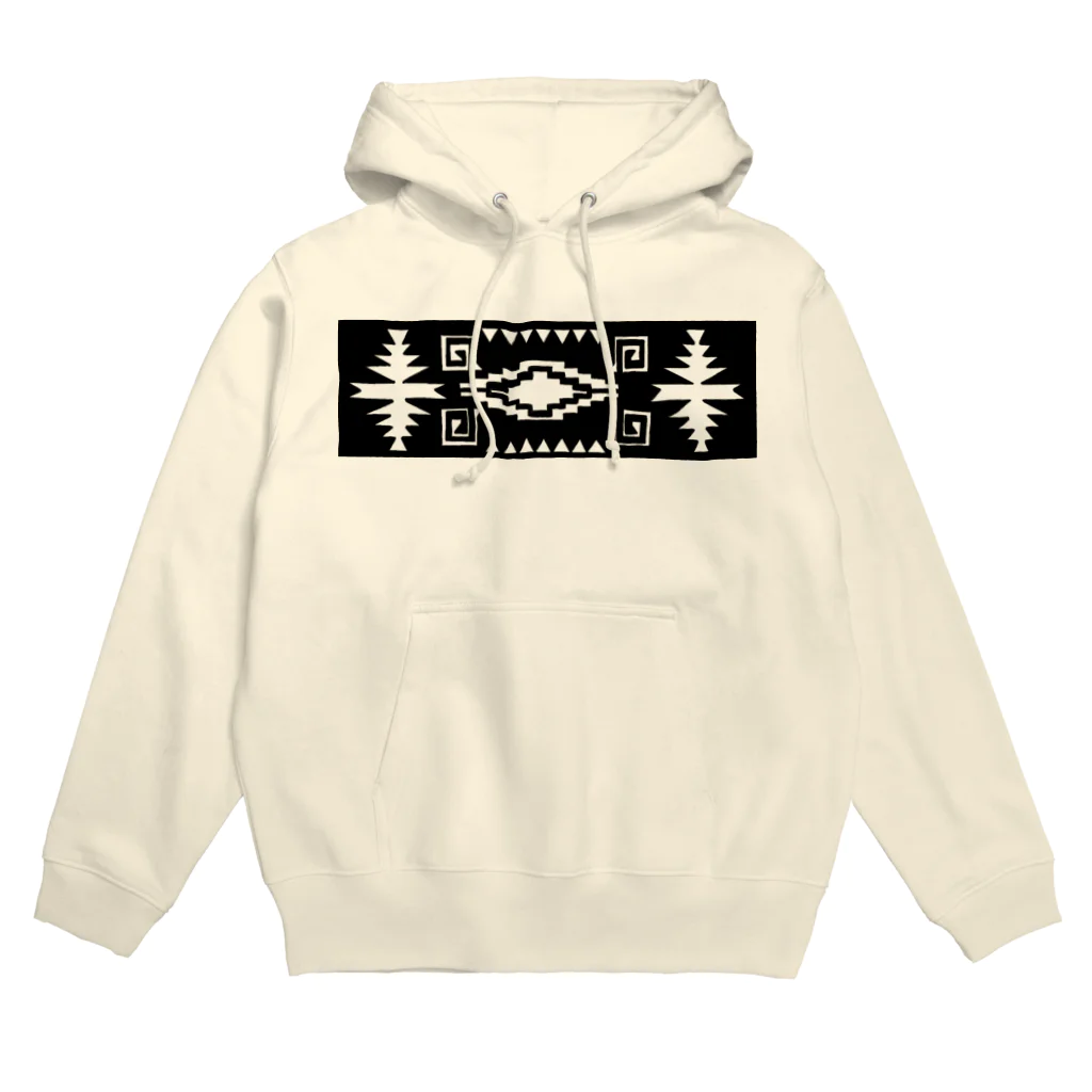 yaryareのオルテガ柄 Hoodie