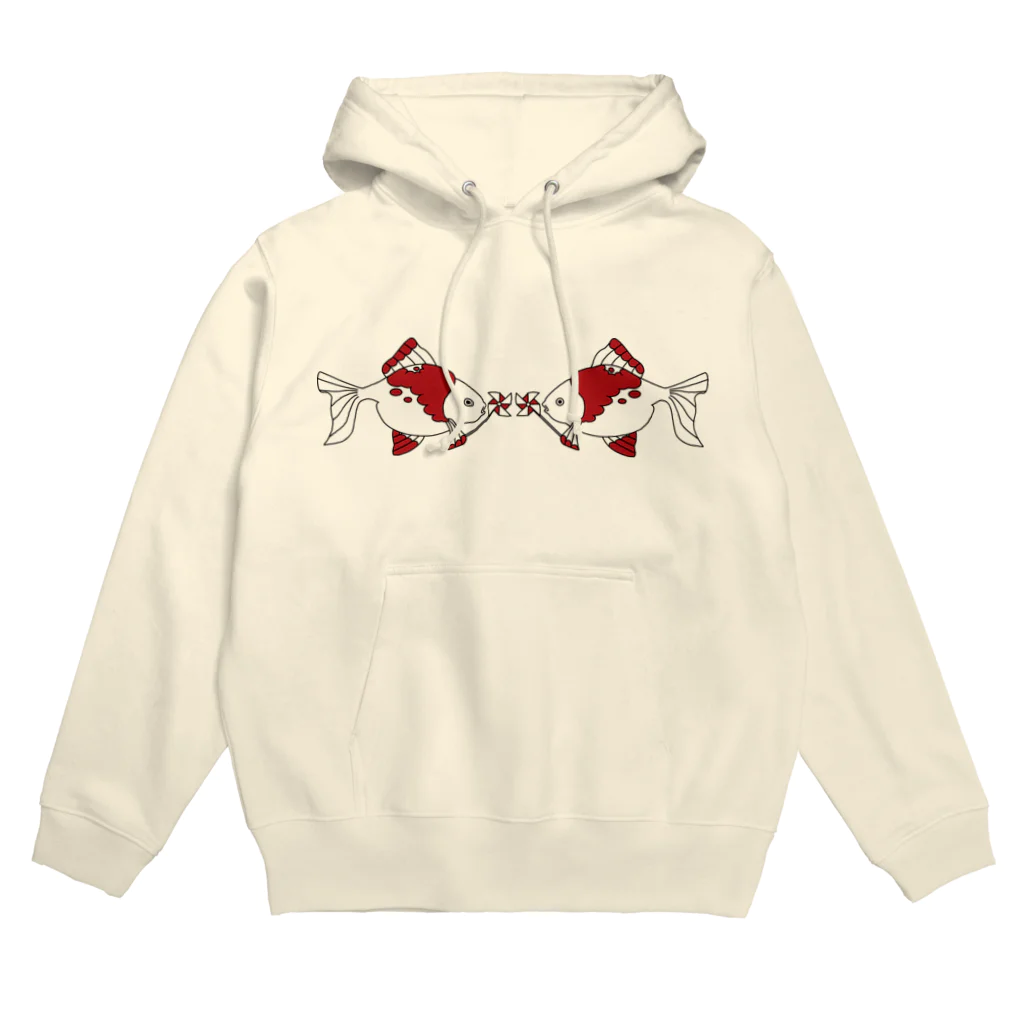 Amiの風車白金魚 Hoodie