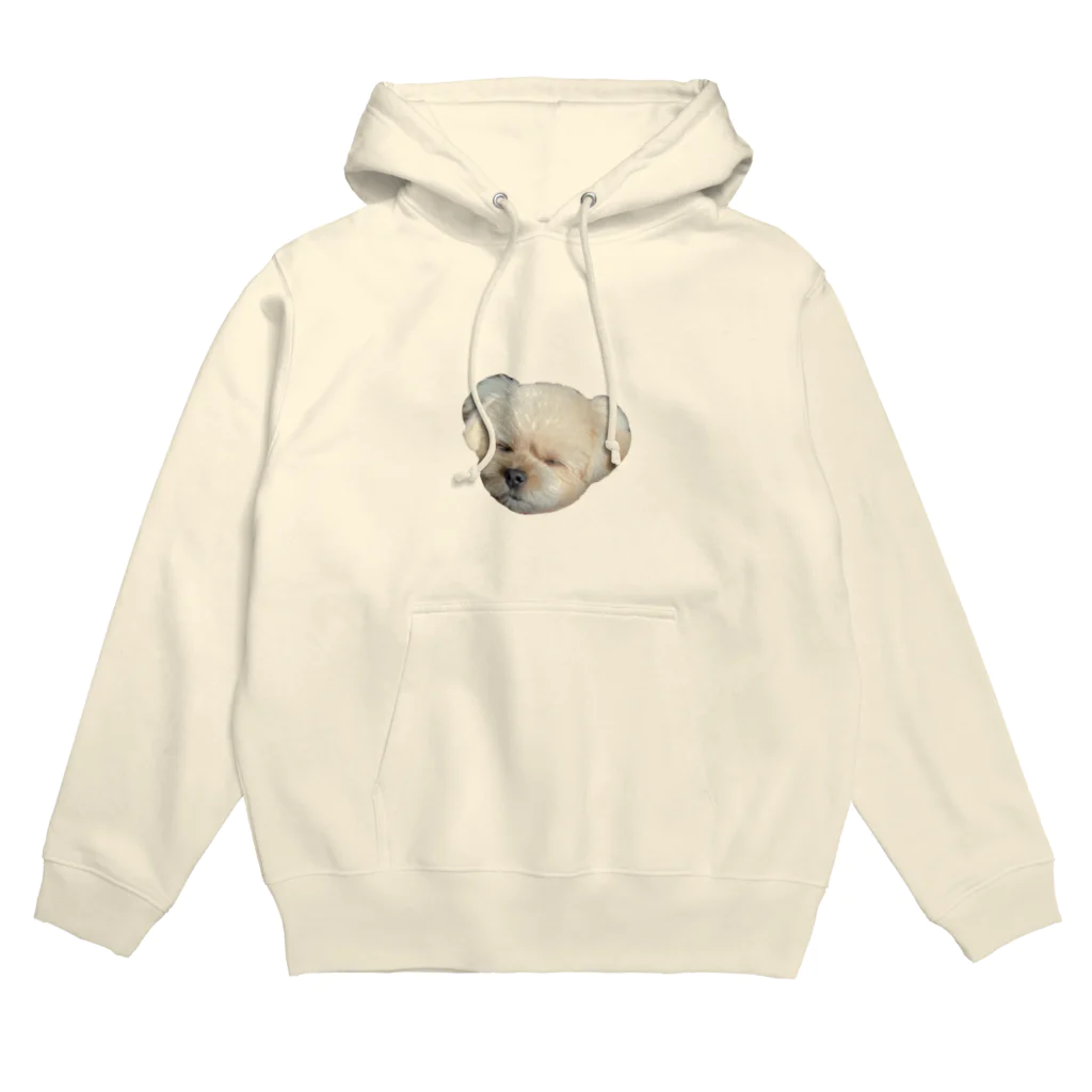 ポメラニアン×シーズーむーちゃんのポメシーむーちゃん目瞑り Hoodie