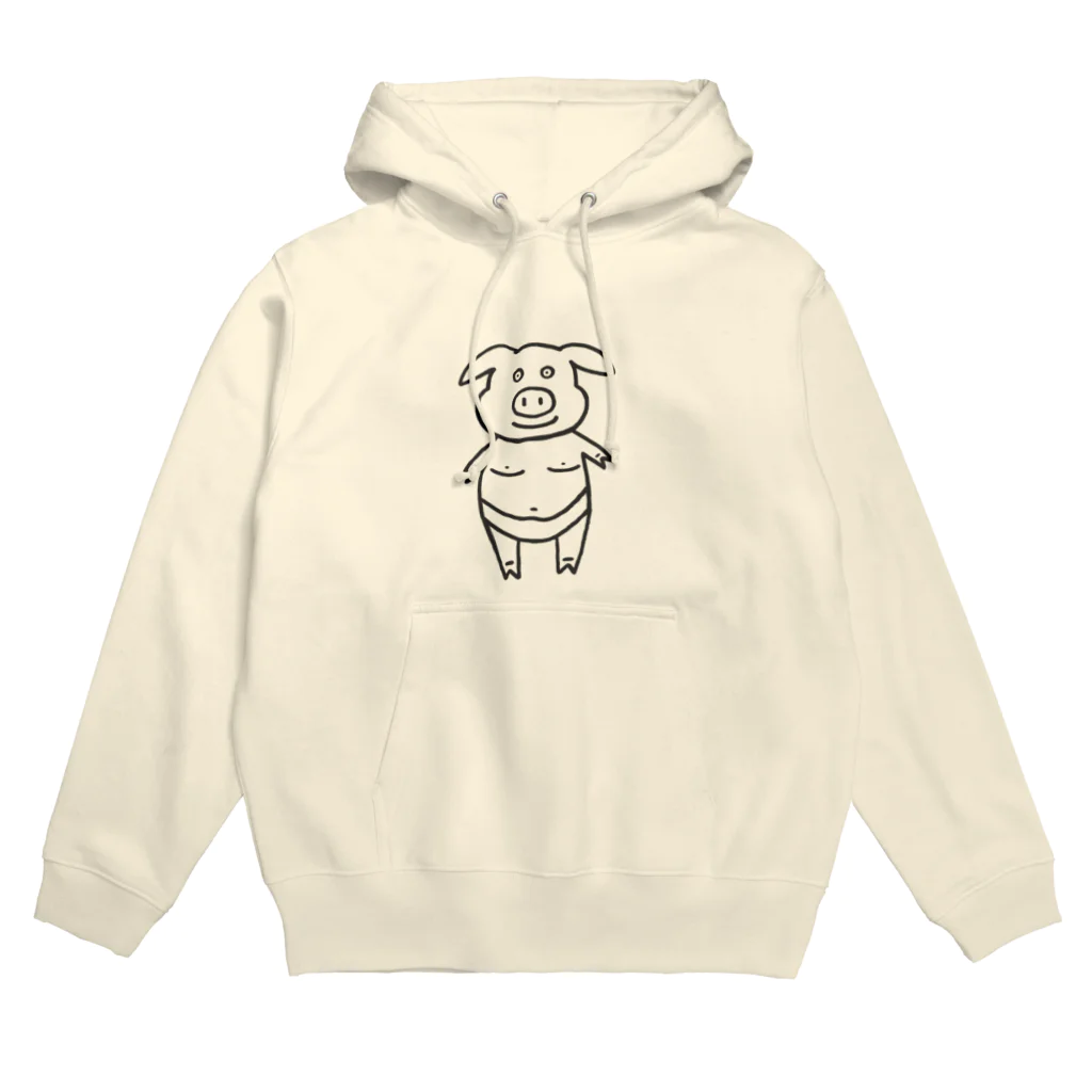 ムエックネのブタ Hoodie