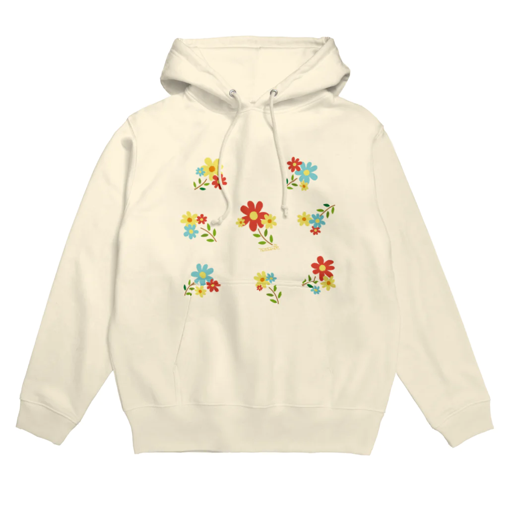 イラストレーター　タチバナ＊ミーのフラワー Hoodie