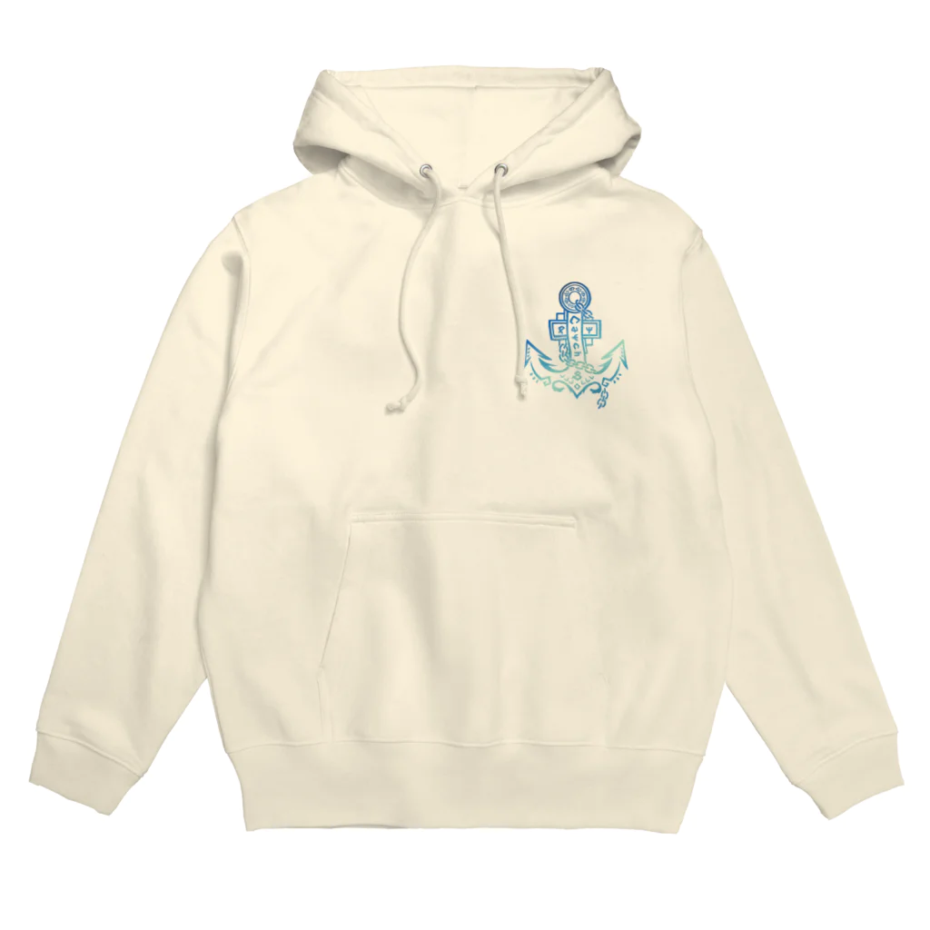 主にくらげ屋のシュモクザメ（ブルー） Hoodie