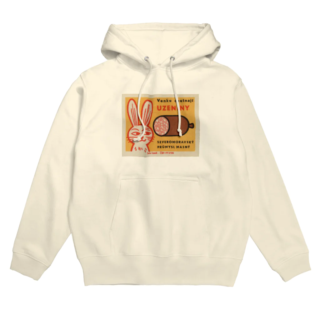 YS VINTAGE WORKSのチェコ　ウサギとソーセージ Hoodie