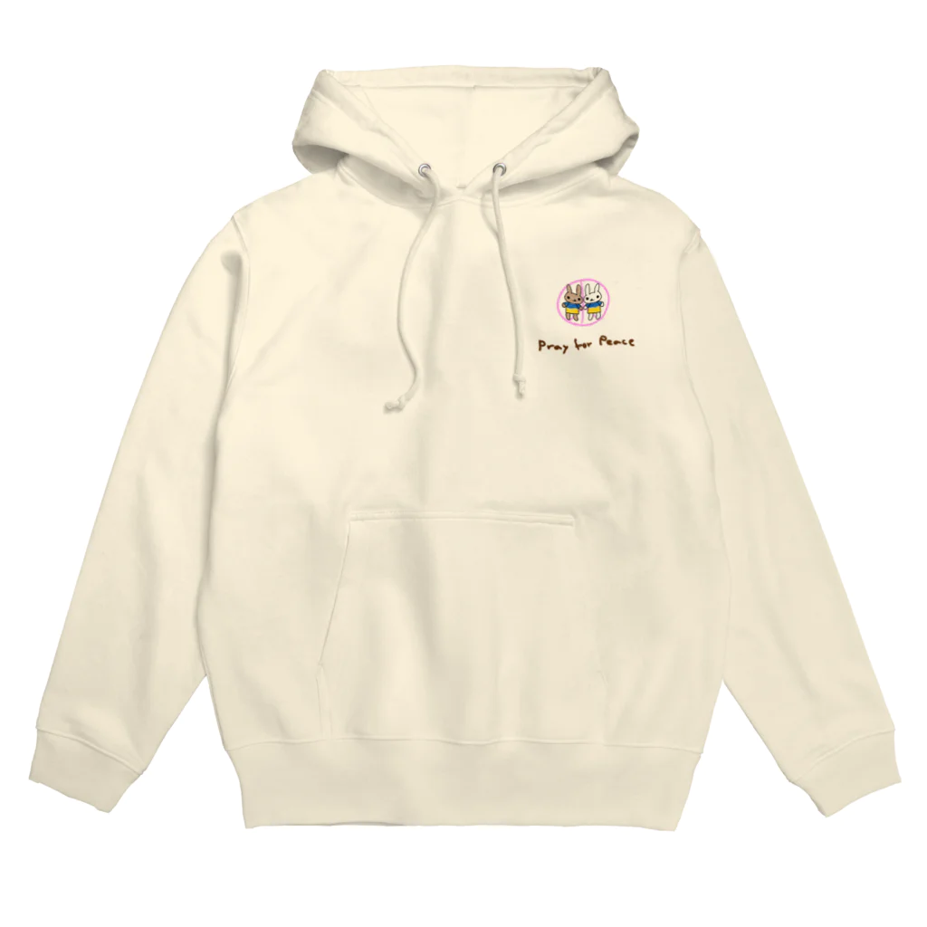 grk0 🌟ウサギのチャとシロ〜時々カッパのチャとシロ　平和祈念 Hoodie