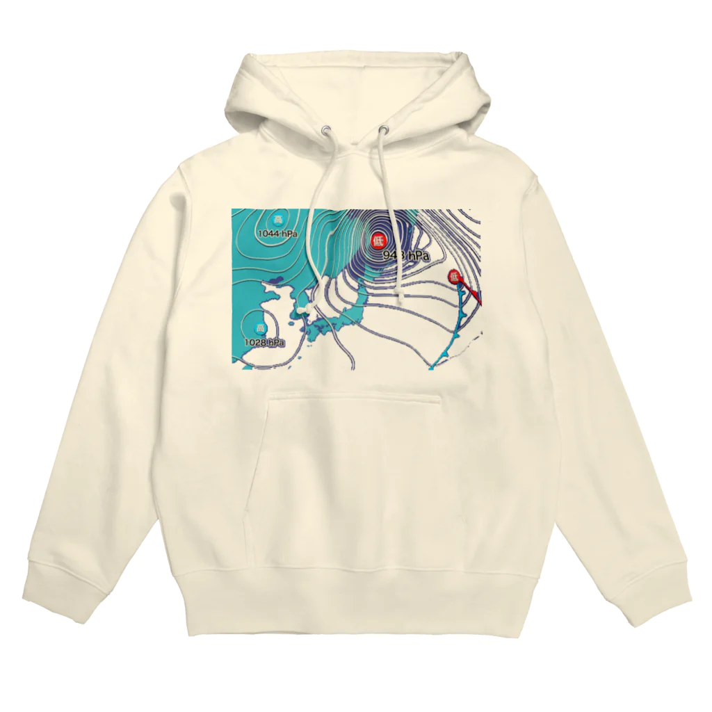 Teatime ティータイムの爆弾低気圧 Hoodie