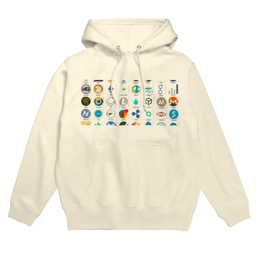 仮想通貨グッズショップの仮想通貨集合 Hoodie