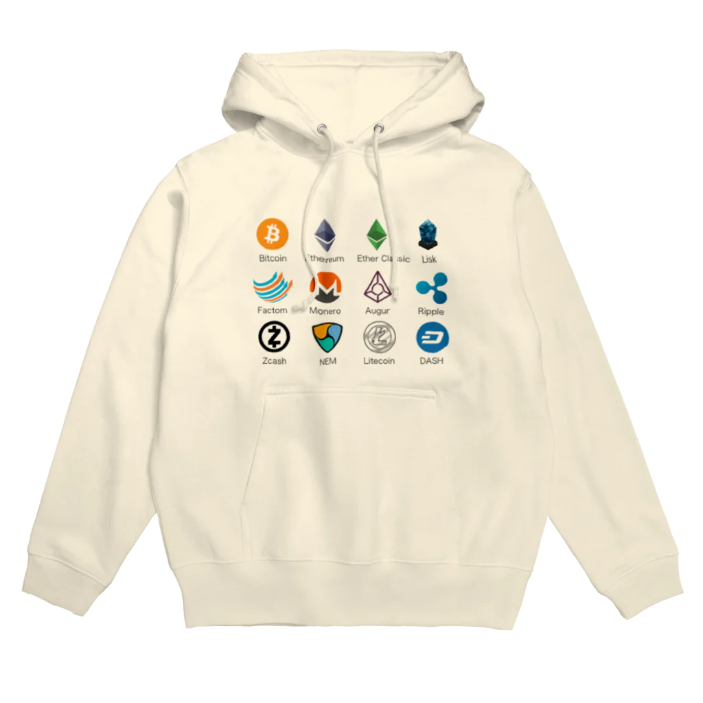 仮想通貨グッズショップの仮想通貨集合2 Hoodie