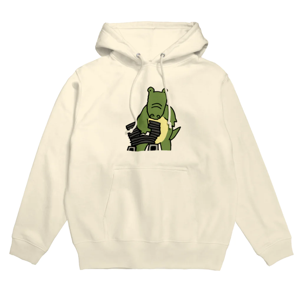 ＋Whimsyの瓦わに Hoodie