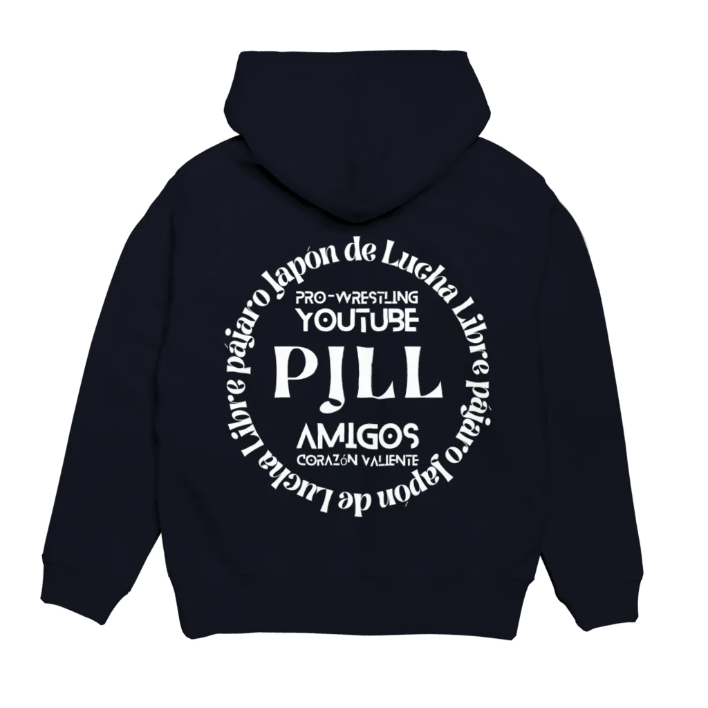 PJLLのPJLL TEXT W Hoodie:back