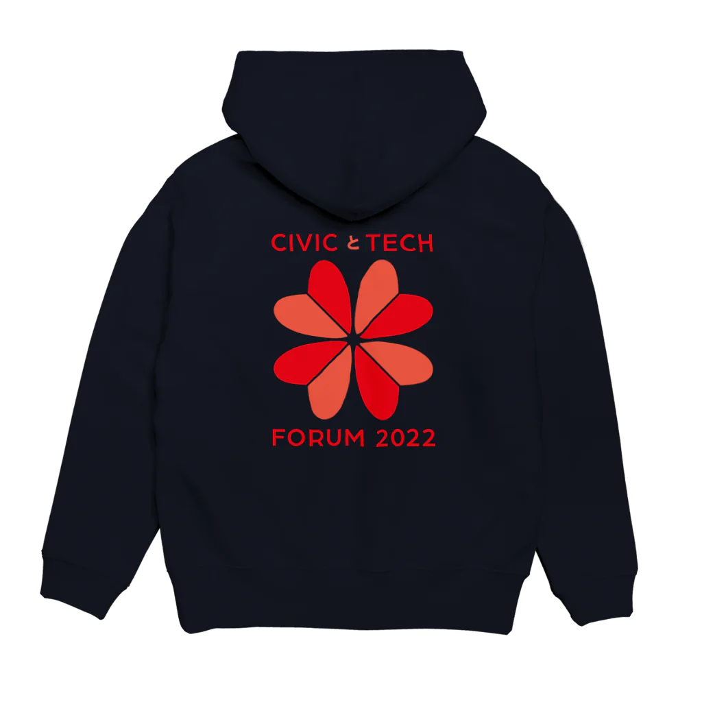 CTF2022のCTF2022公式グッズ Hoodie:back