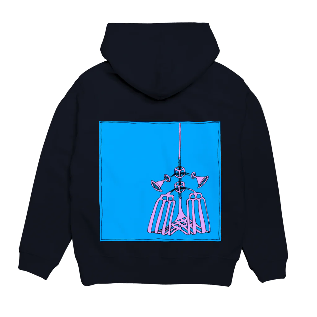 mnkbyshのお気に入りオーナメント(ドローイング0001) カラー01 Hoodie:back