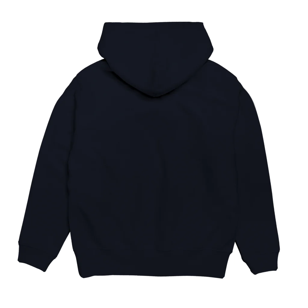 小鳥と映画館の青い瞳の黒猫 Hoodie:back