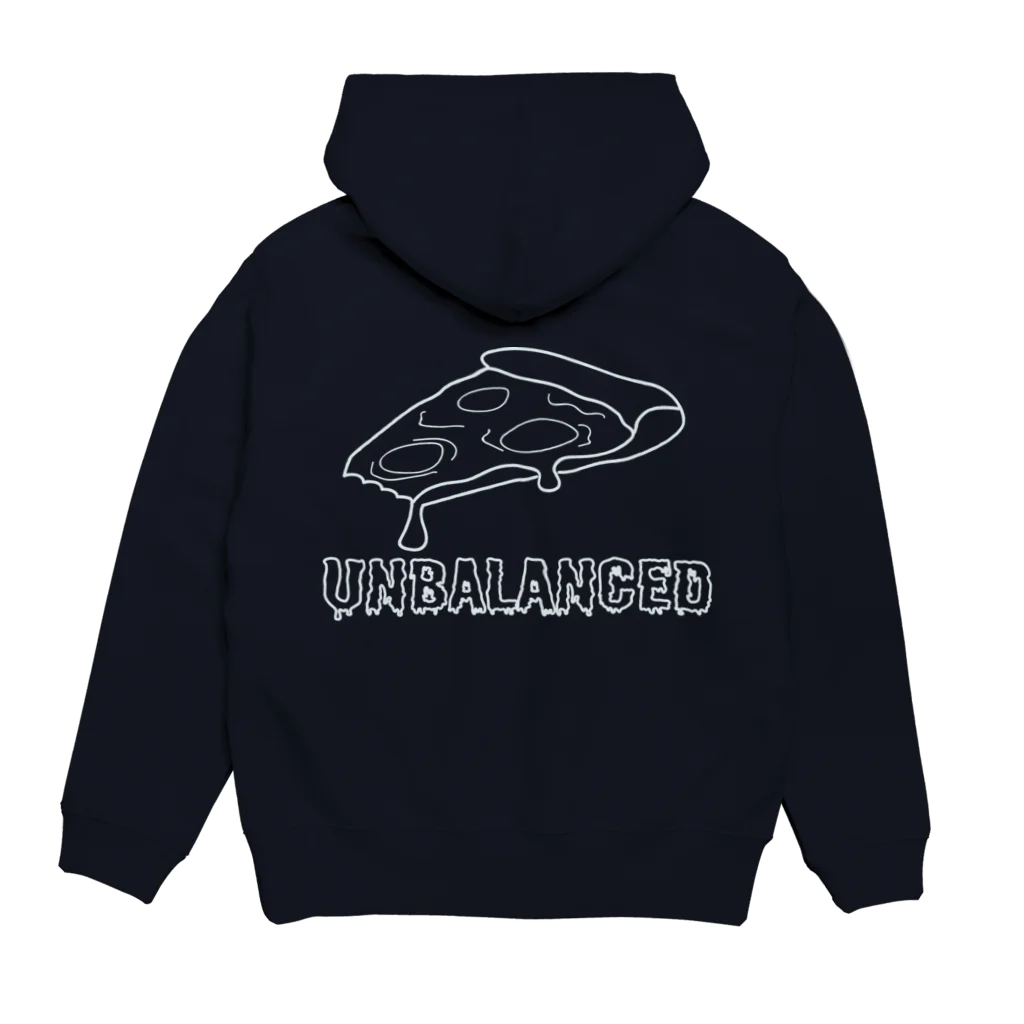 UnBalancedのUnBalanced pizza Hoodie:back