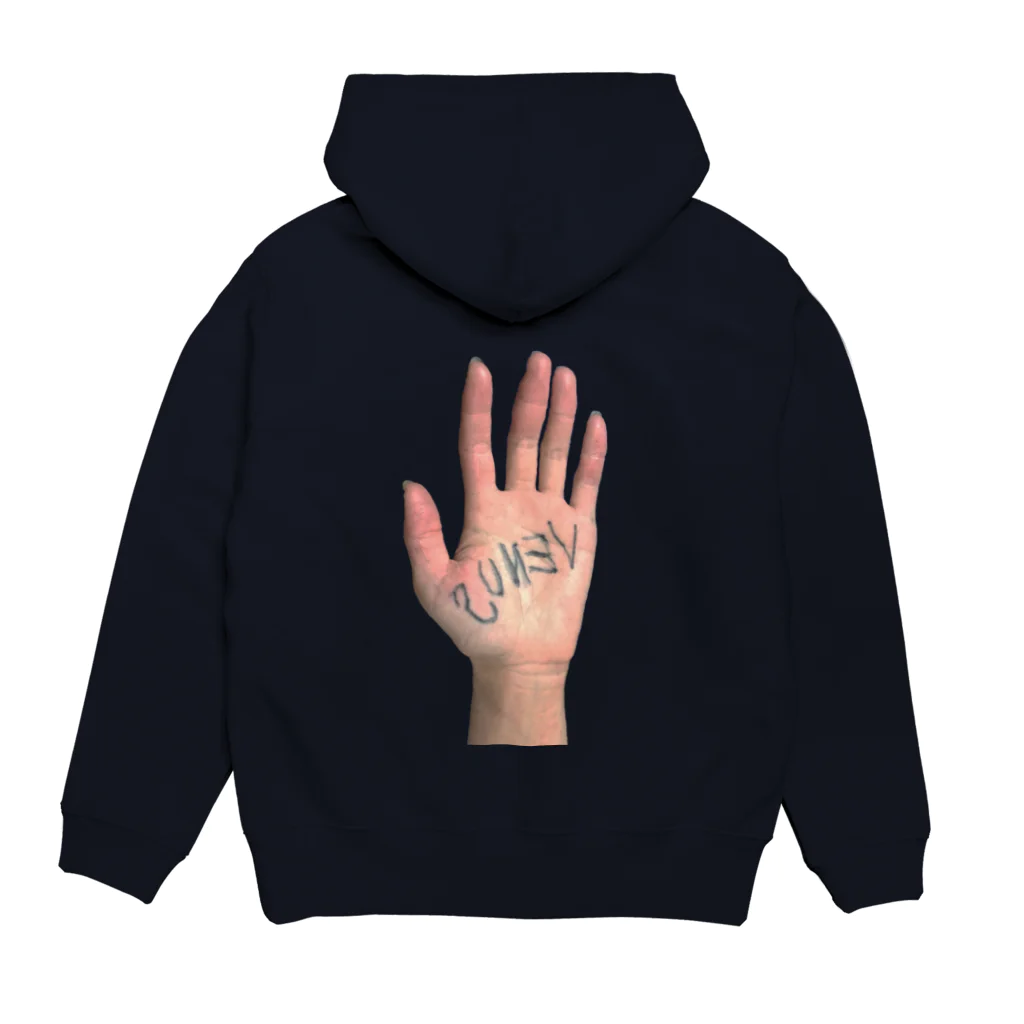 ナナコ・ザ・マテリアルのVENUS-HAND- Hoodie:back