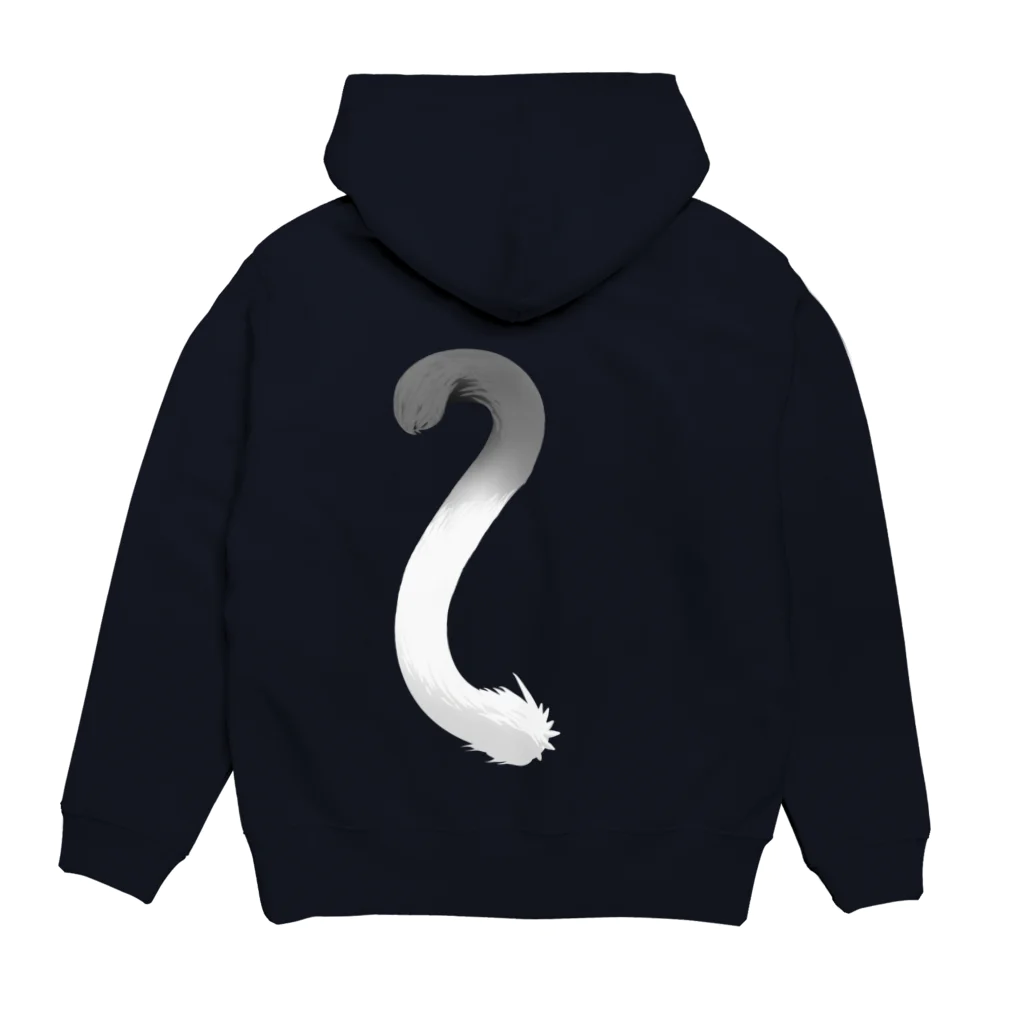 しべショップのしっぽパーカー Hoodie:back