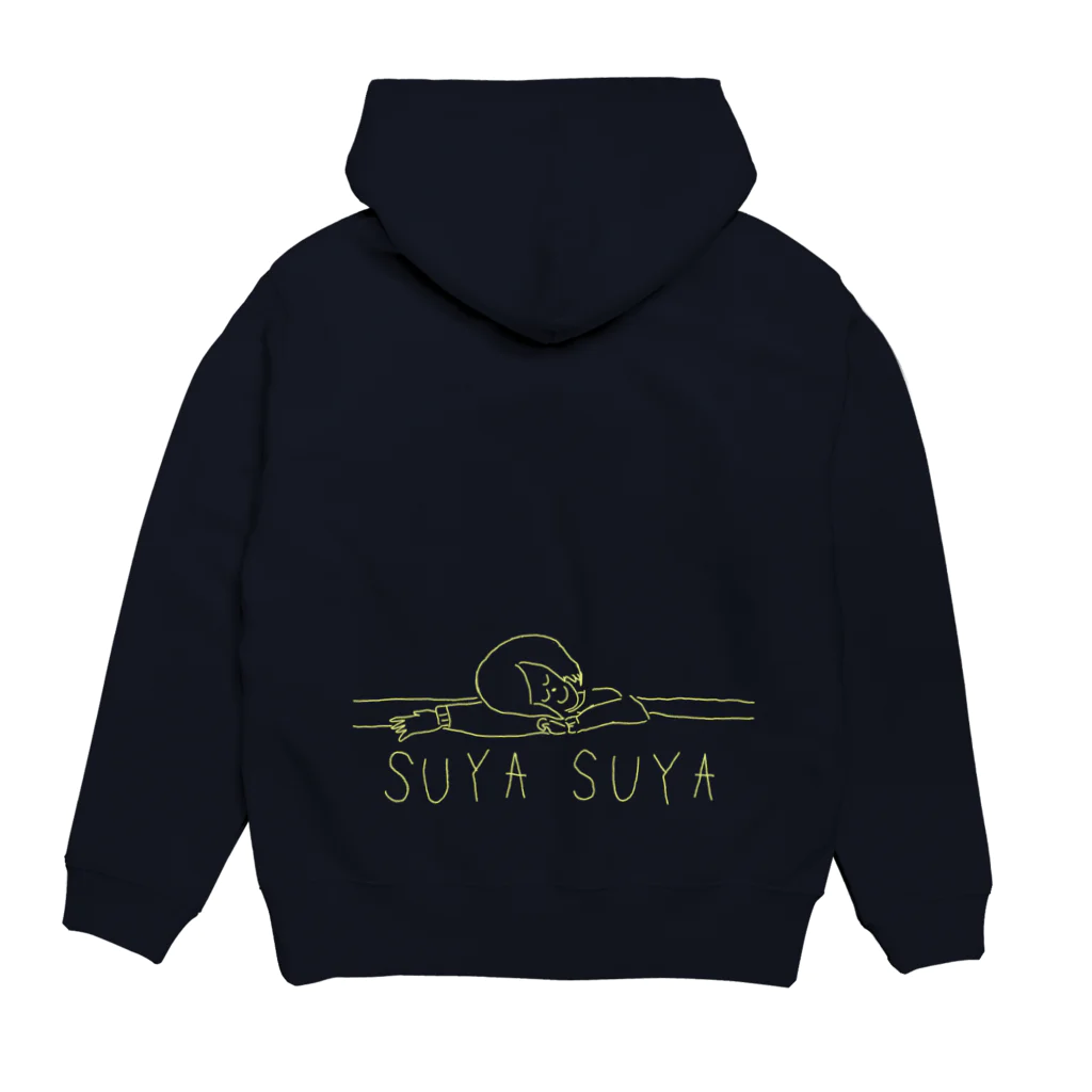 ホッケ一夜干しのSUYASUYA Hoodie:back