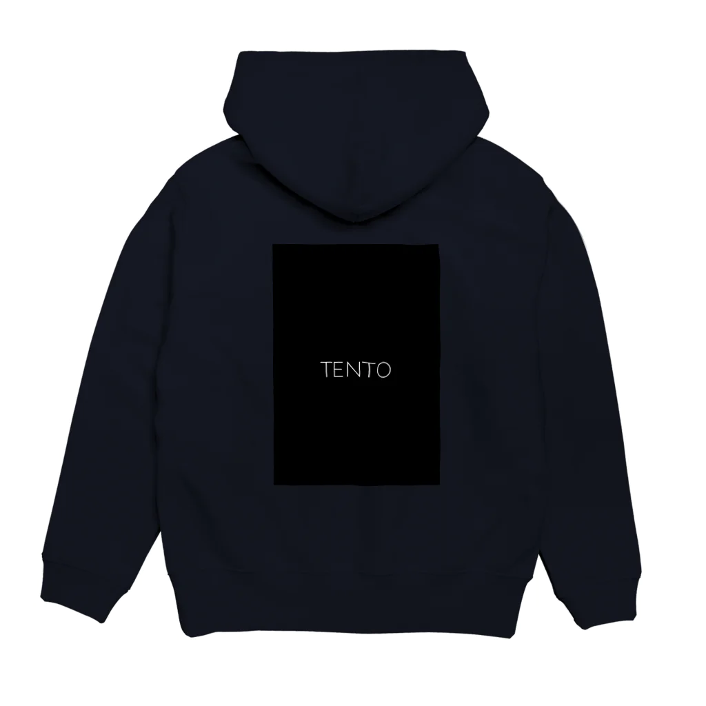 TENTO officialのTENTO Logo【BLACK】02 パーカーの裏面