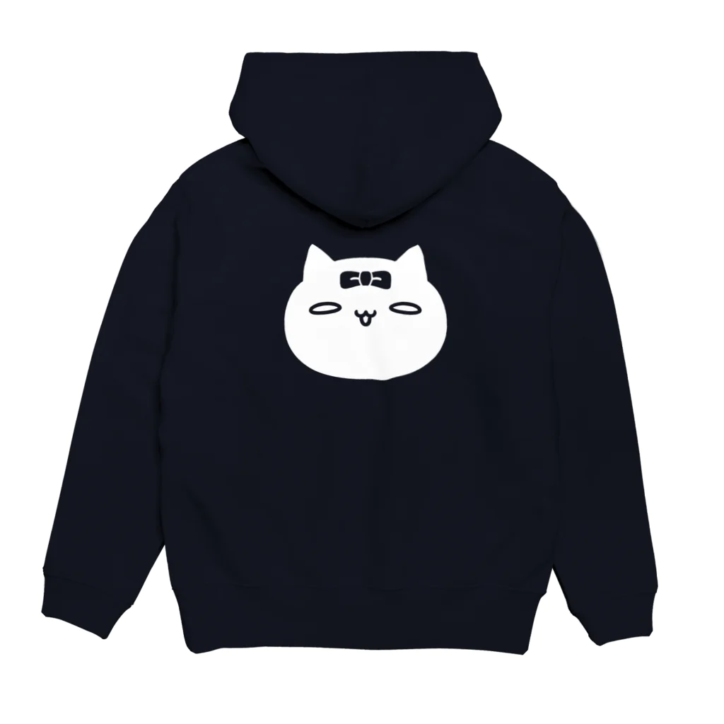 ネギと創作漫画のグッズのくづたまちゃん-白 Hoodie:back