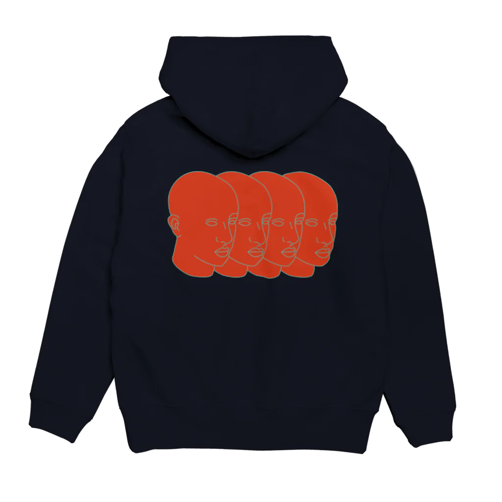 Parallel Imaginary Gift ShopのLife is Hell（Orange） Hoodie:back