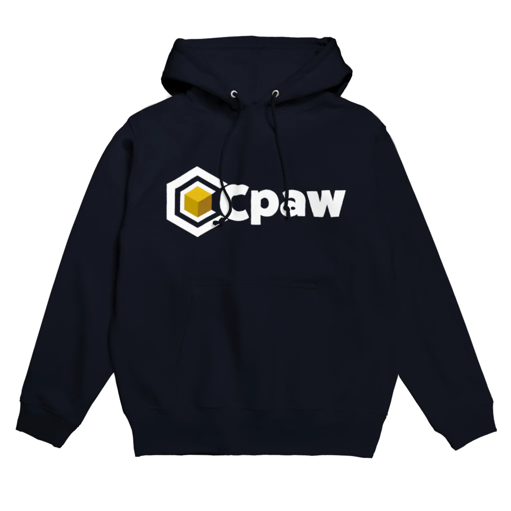 kotatu_kmのCpaw_NewLogo_white Hoodie