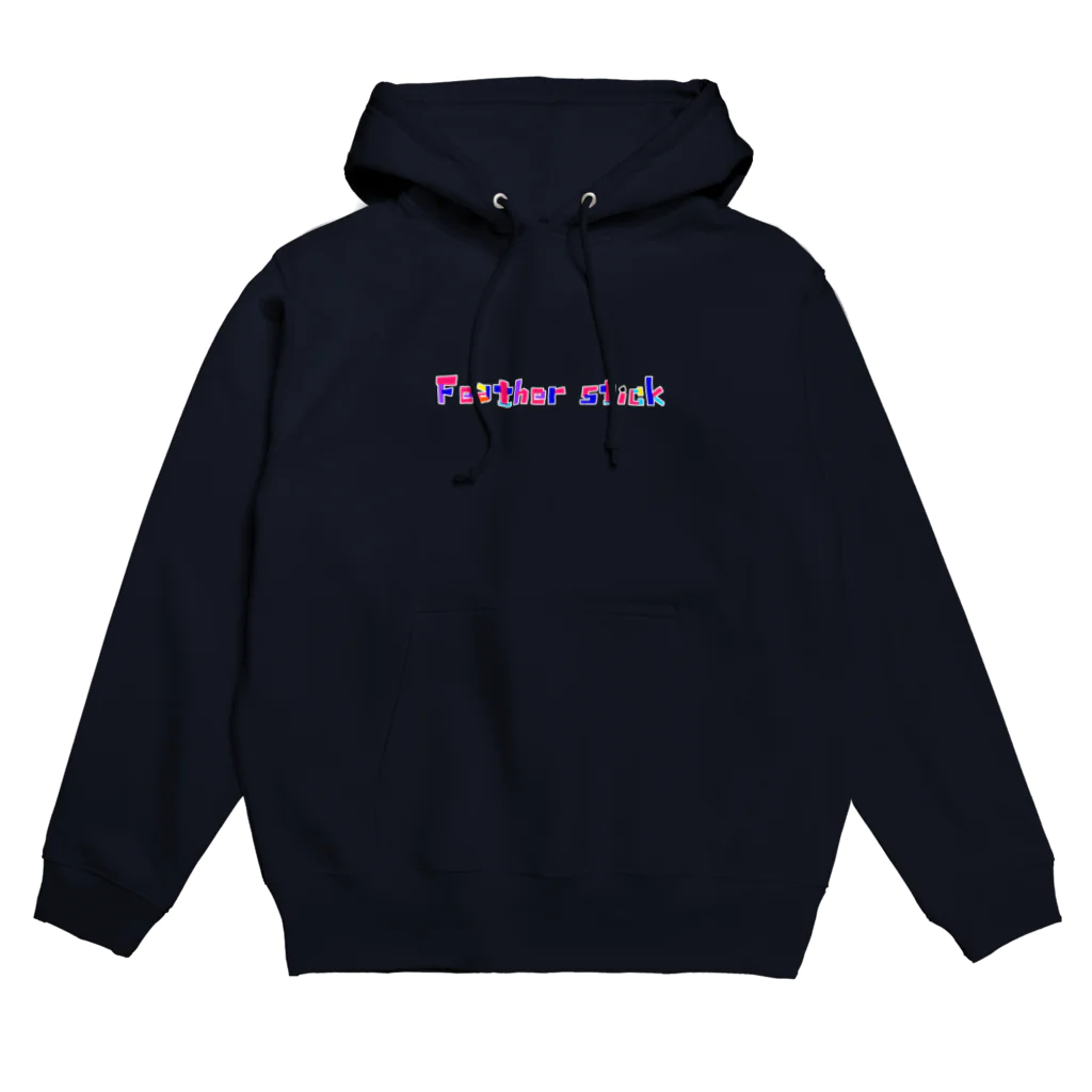 Feather stick-フェザースティック-のFeather stick　文字ロゴ　1段 Hoodie