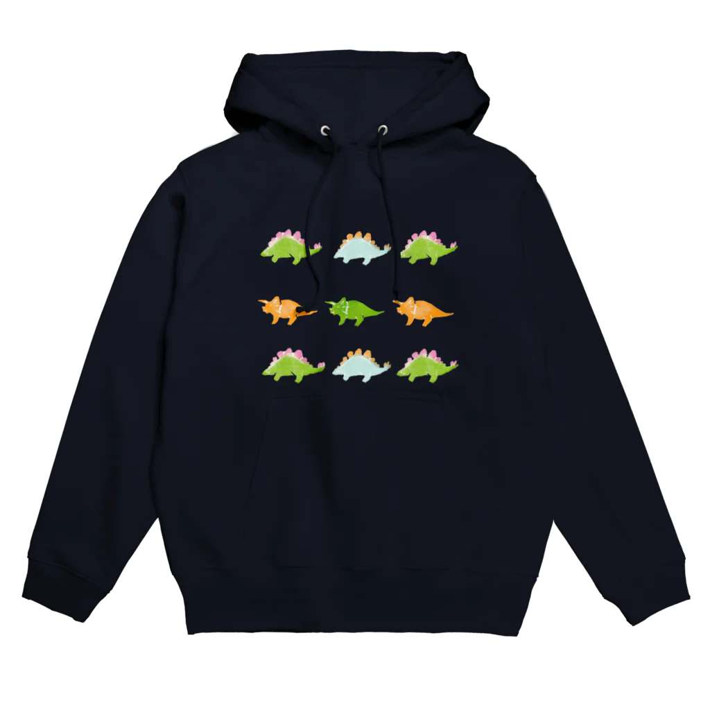 くろすけの恐竜はんこ Hoodie