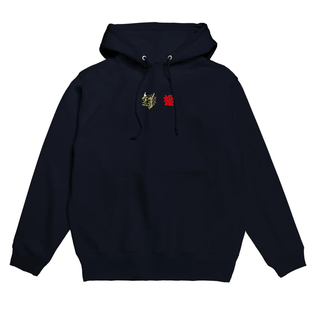 Hanto dotの閻魔大王のドット絵　左手 Hoodie