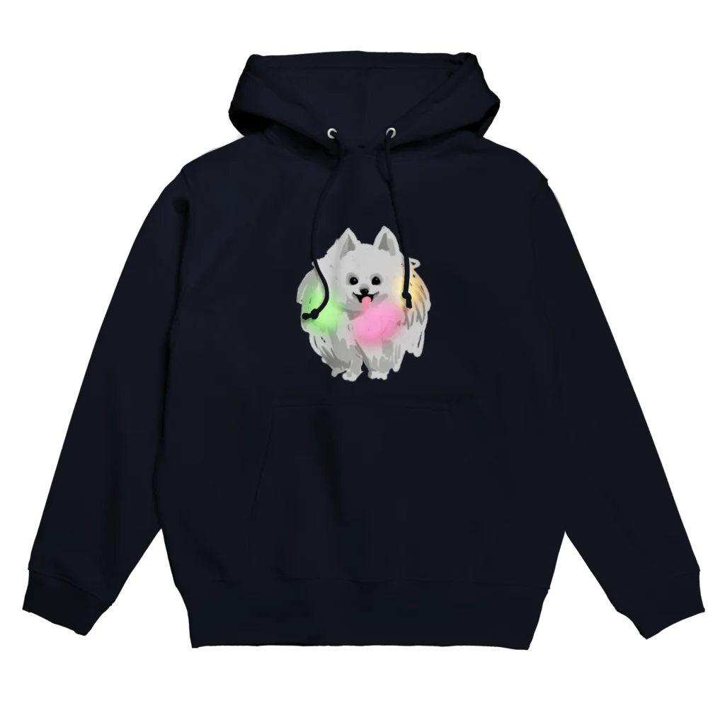 ネズミとネコとたまにウサギのグッズのゲーミングわんこ Hoodie