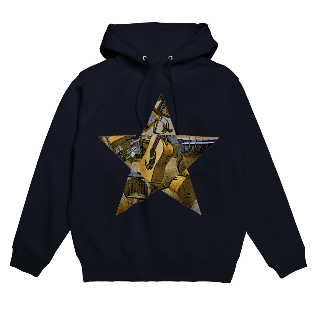 windou330のギター　星 Hoodie