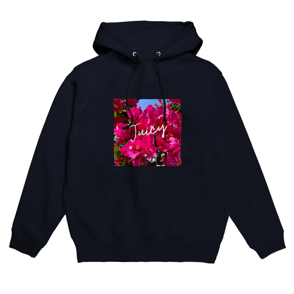 Juicy ∞ 宮古島のあまいふぃ～る🥰ﾌﾞｰｹﾞﾝﾋﾞﾘｱ Hoodie