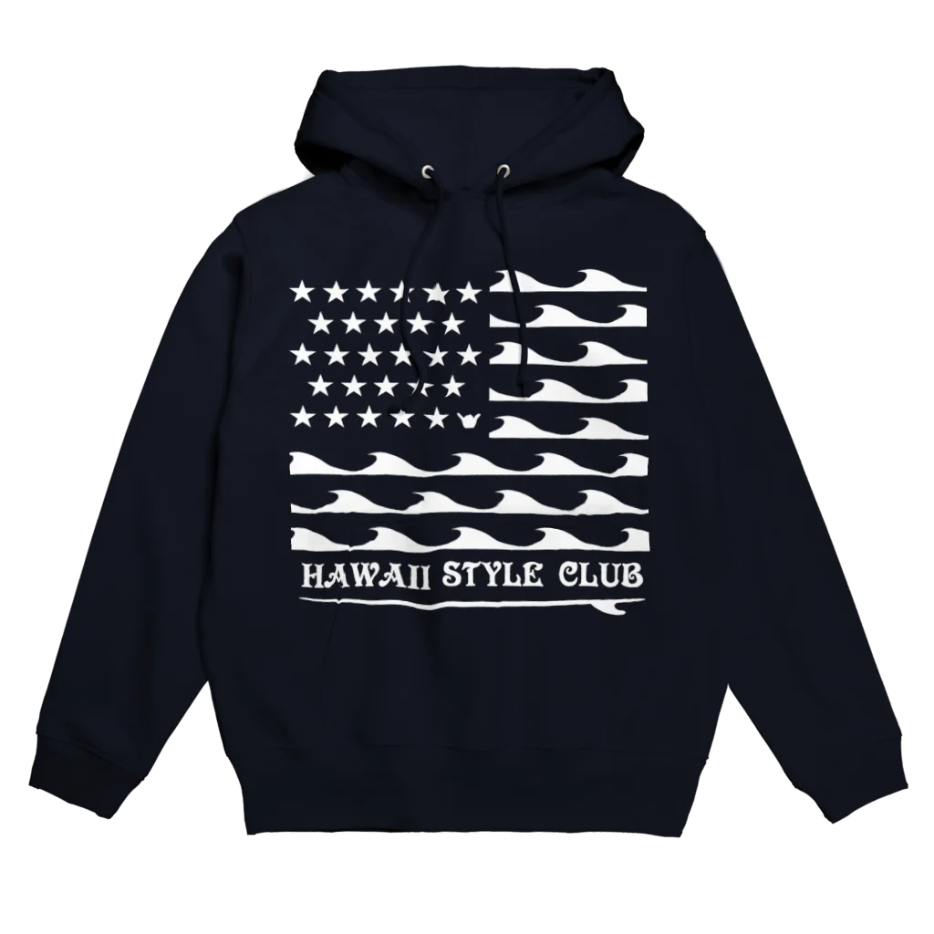 ハワイスタイルクラブのSTARS AND NALU  WHT LOGO Hoodie