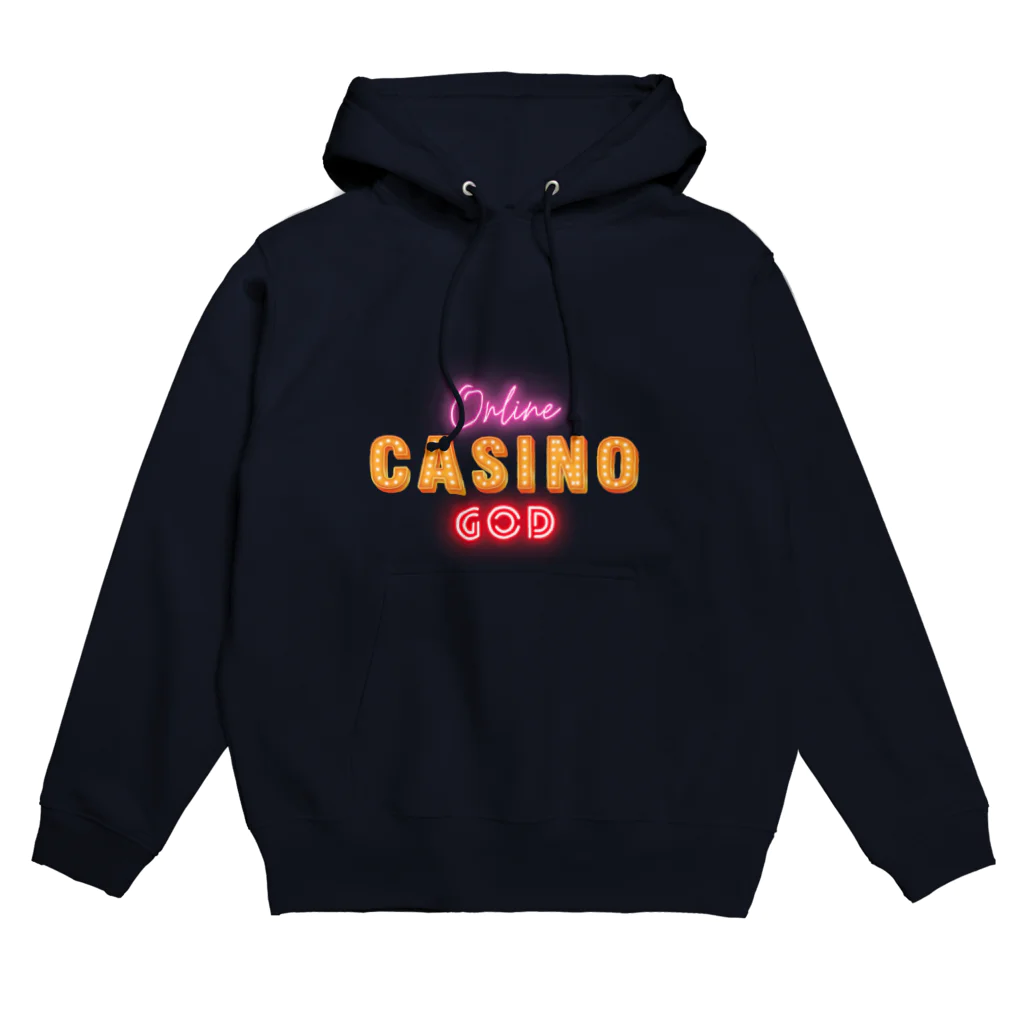 casino_godのCASINO GODオリジナルロゴグッズ パーカー