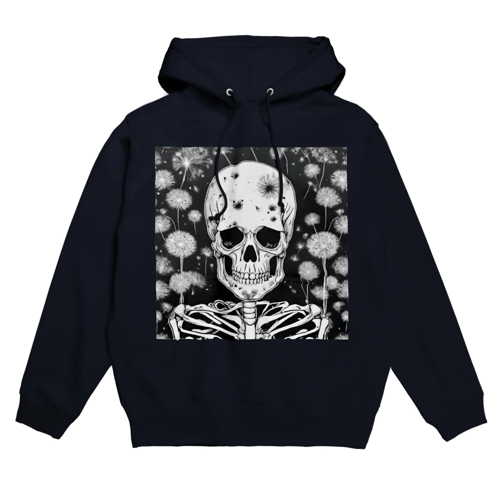 かるるんショップの骸骨紳士シリーズ　微笑 Hoodie