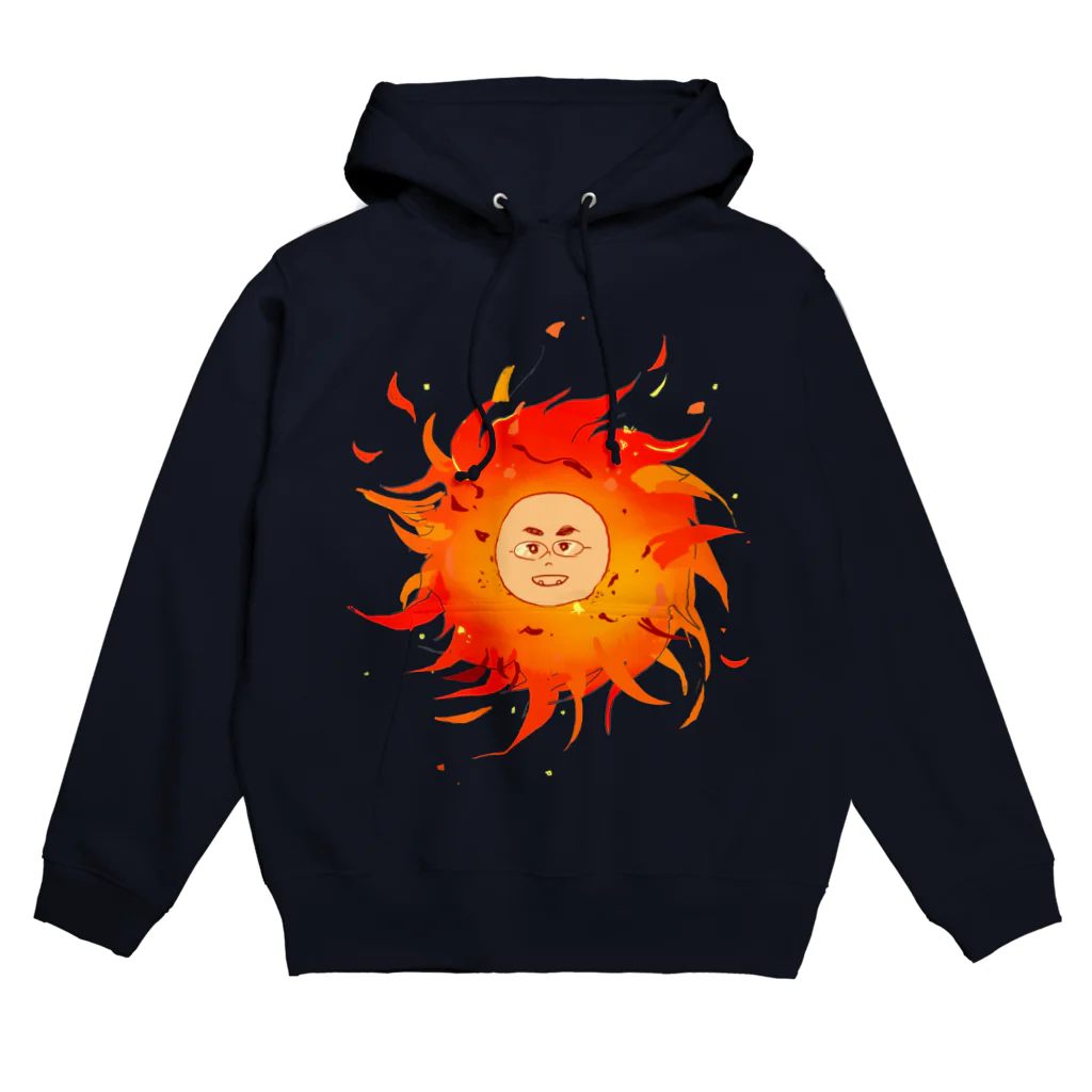 ぱくぱくショップの灼熱の太陽 Hoodie