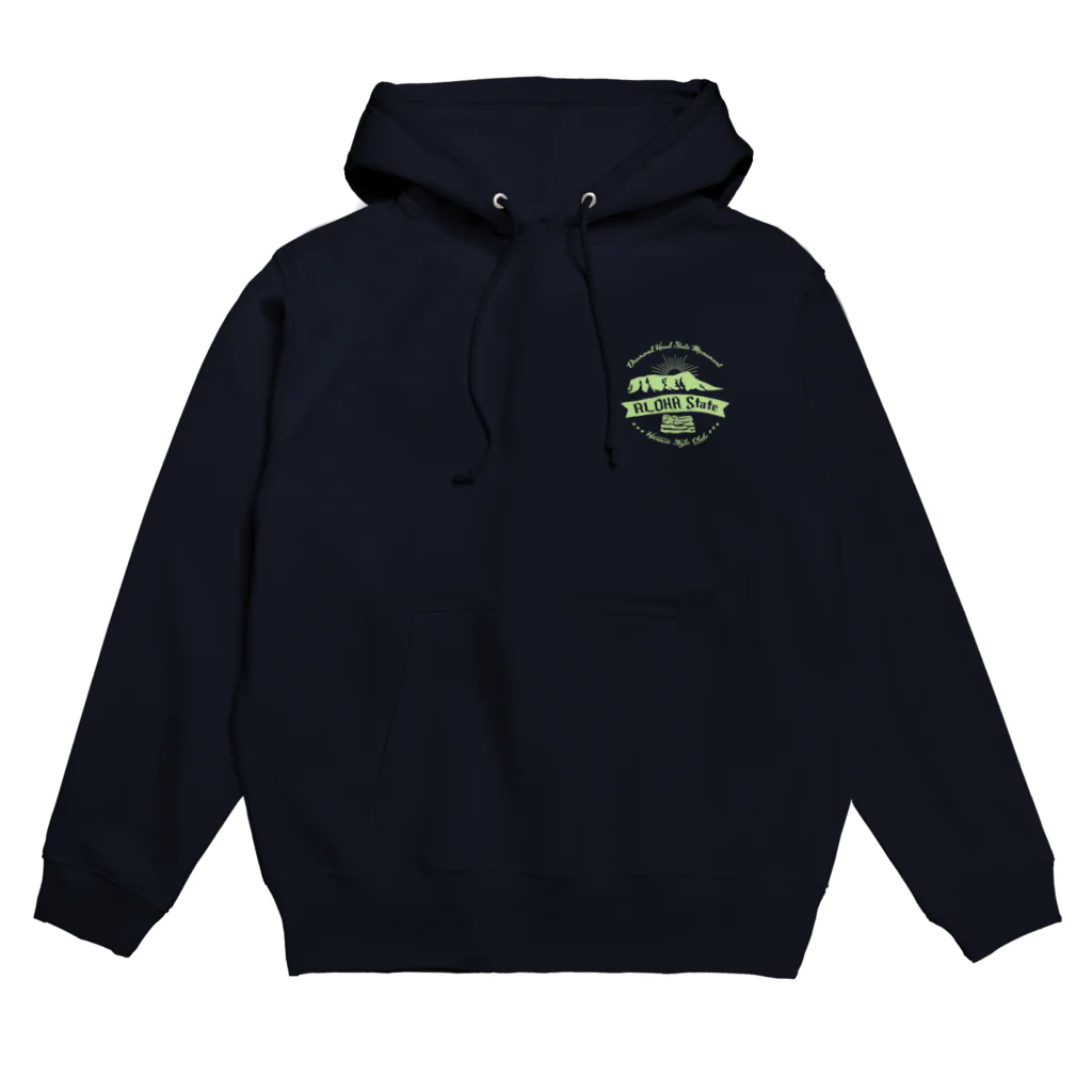 ハワイスタイルクラブの〔Back Print〕 HONOLULU VOLCANO Hoodie