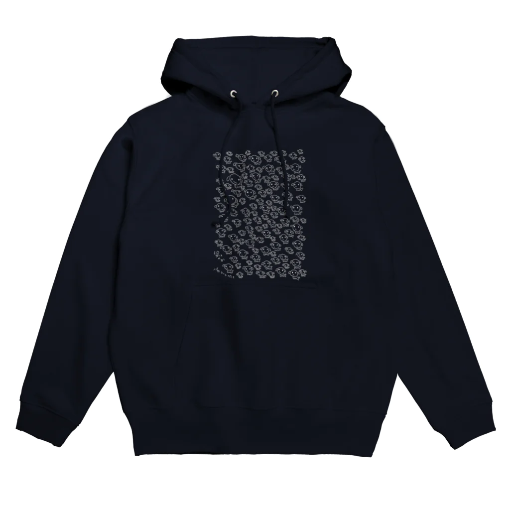 saoooriの10ダースの犬パトトラッシュたち(透過) Hoodie