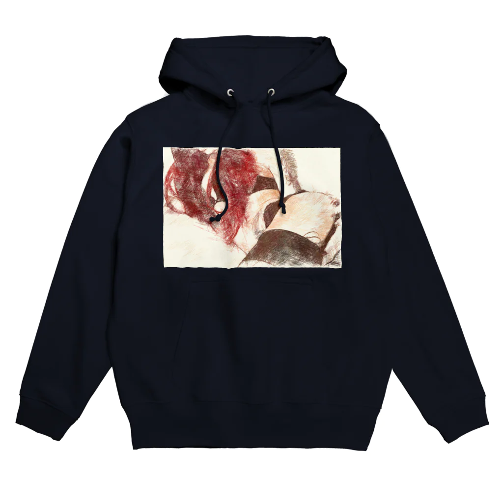 Lost'knotのRED CALL GIRL Hoodie