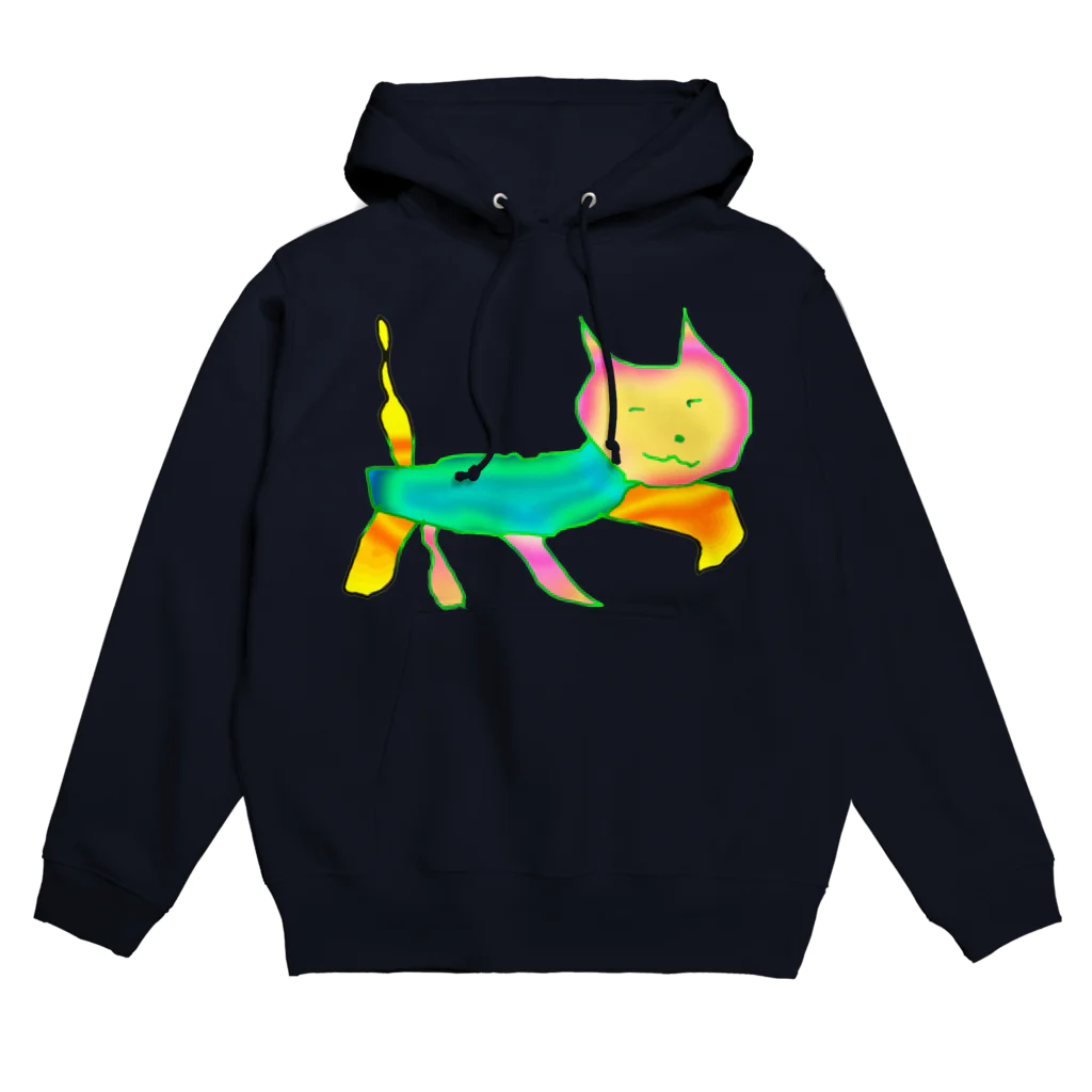 水草の覚醒した 猫マン２ Hoodie