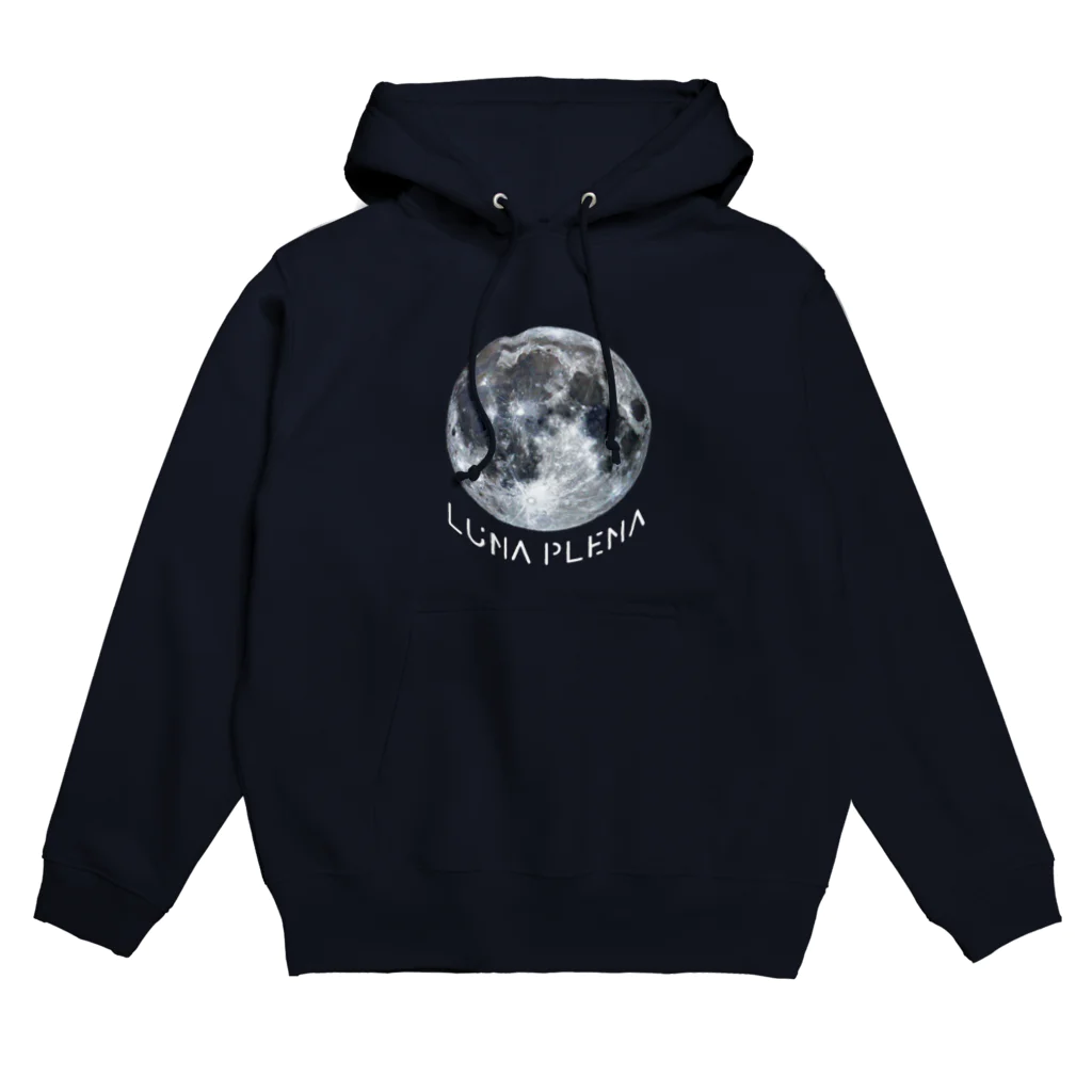 sapphirusのLUNA PLENA 　logo-WT ver Hoodie