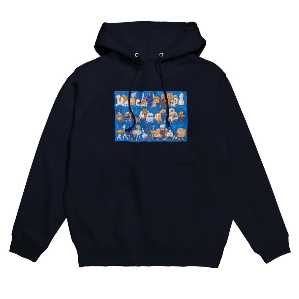 金沢しゅうとのwalk in blue Hoodie