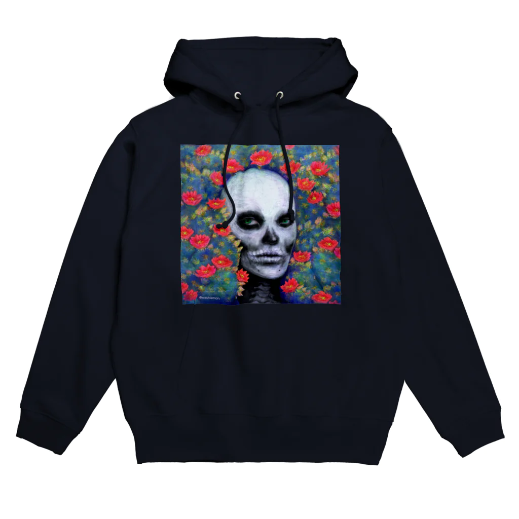 Washiemon and Ai-chan's Shopのスカルペイントフェイス Hoodie