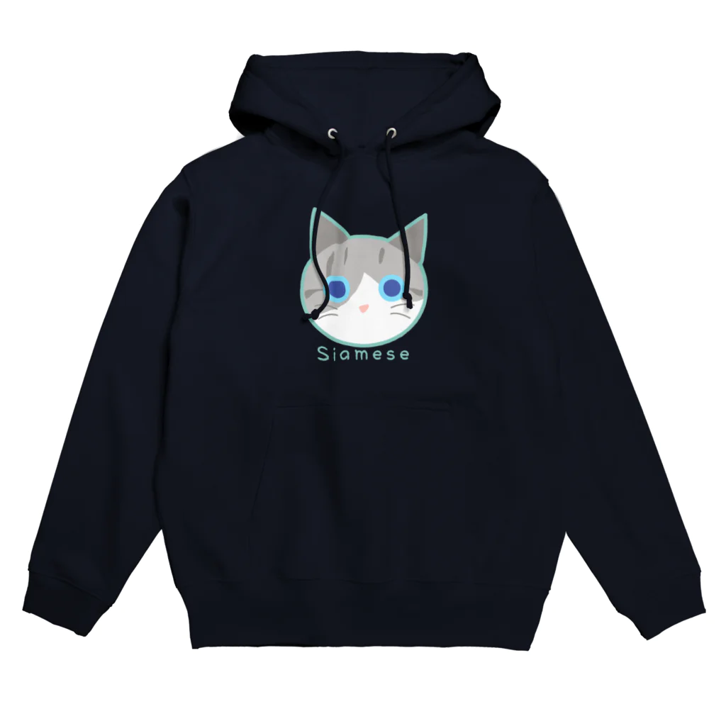 かまくらまいのシャムトラ猫 Hoodie