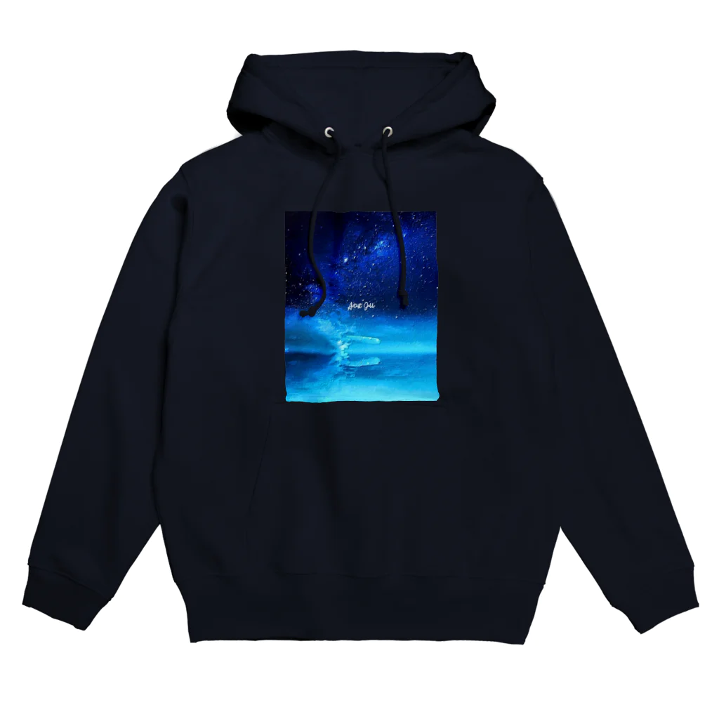 【ホラー専門店】ジルショップの幻想的な星空(縦Ver.) Hoodie