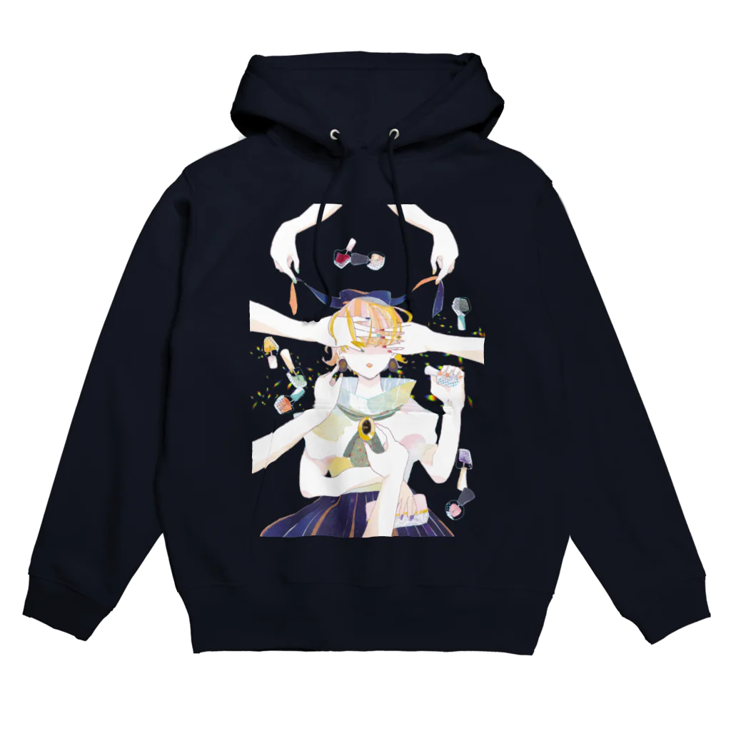 背骨の散りばめて、色彩 Hoodie