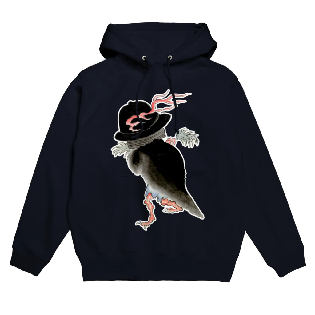 和もの雑貨 玉兎の百鬼夜行絵巻 釜の付喪神（鳴釜）【絵巻物・妖怪・かわいい】 Hoodie