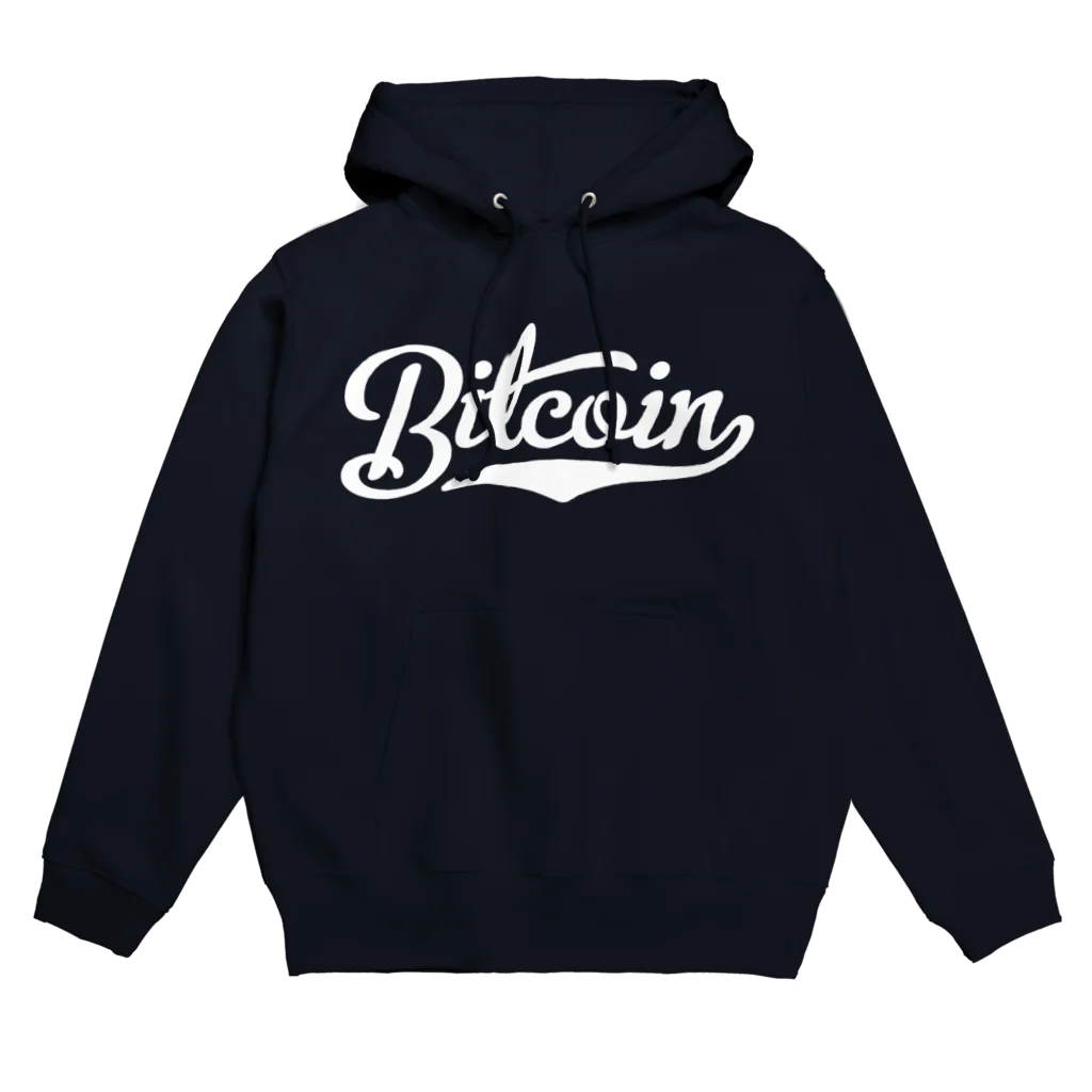 TROPiCALViBESのbitcoin #1 white font パーカー