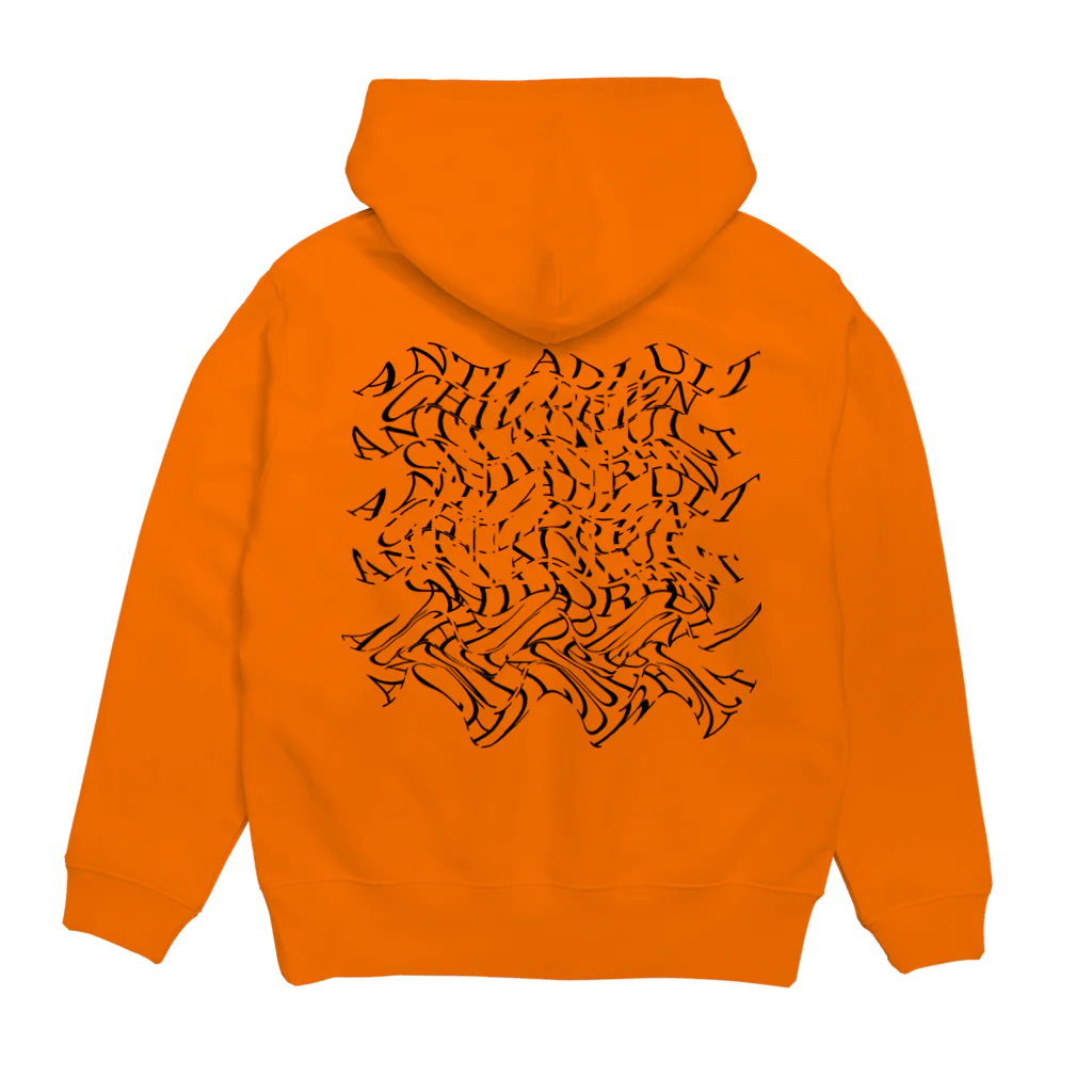 ANTI ADDULT CHILDREN®のANTI ADULT CHILDREN HOODIE Hoodie:back