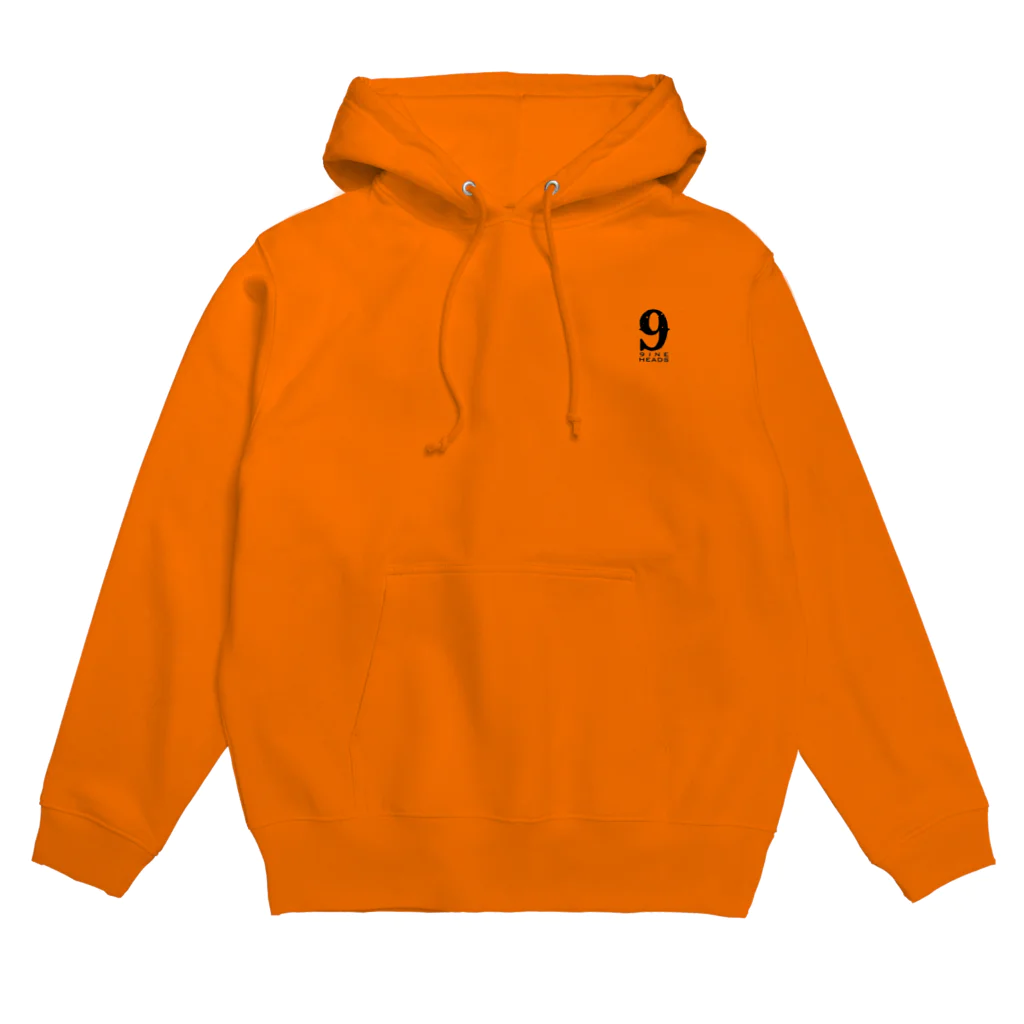 9INEHEADSのREV_Black Hoodie