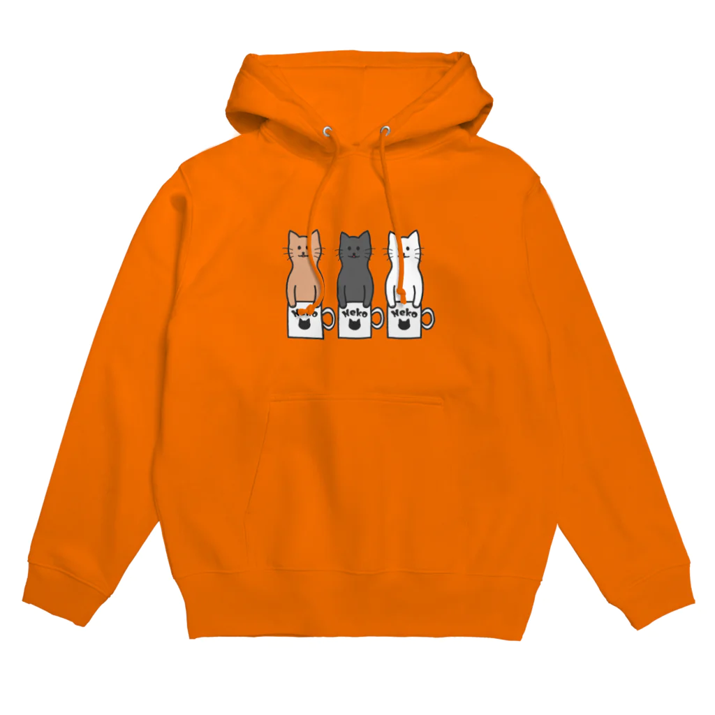 TGTの【猫コップ】 Hoodie