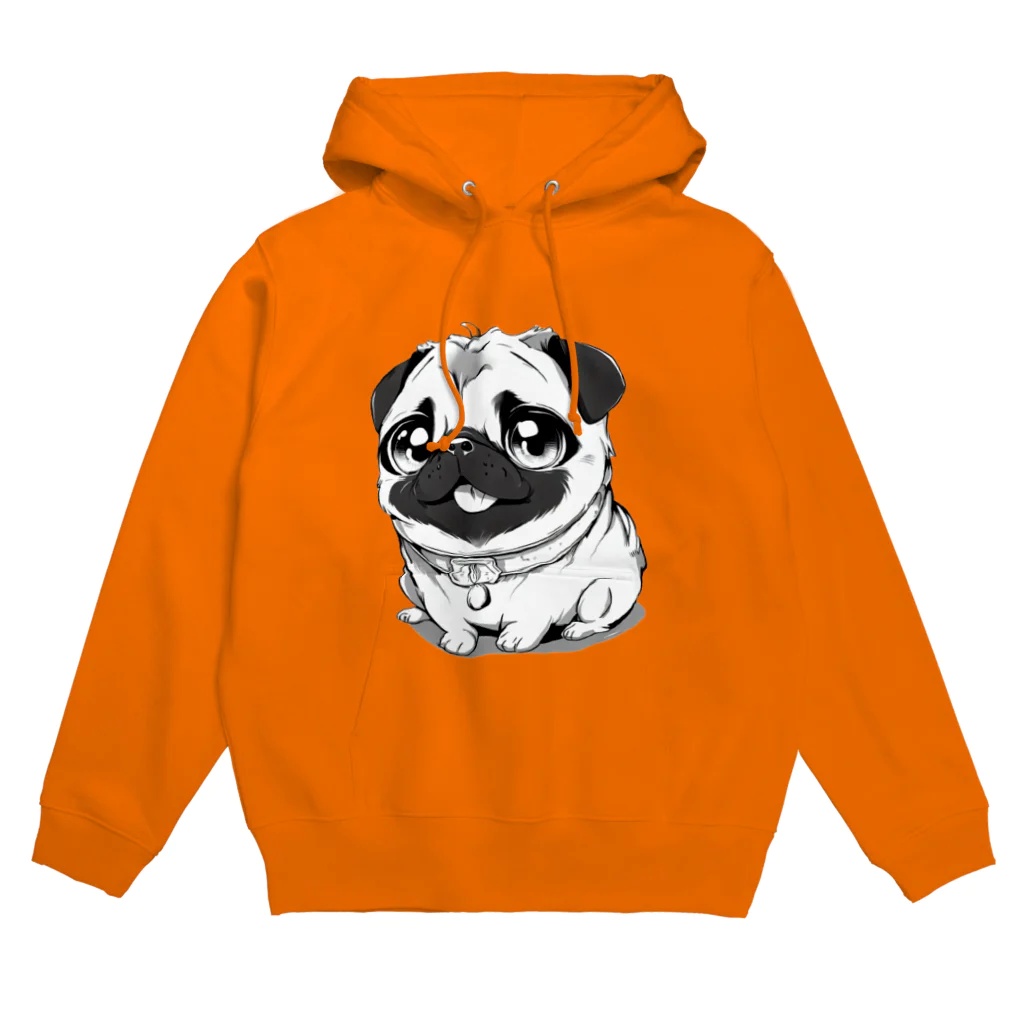 furebuhi　clubのＬＯＶＥＬＹ　ＰＵＧ（ラブリーパグ） Hoodie